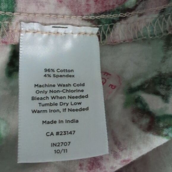 TALBOTS watercolor floral tie back sheath dress NWT Women's Size 2 Petite - Picture 8 of 12